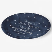 ベビー外の赤ちゃんシャワーお洒落が冷たい ペーパープレート (アングル)