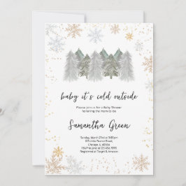 ベビー外の赤ちゃんシャワーが冷たい 招待状