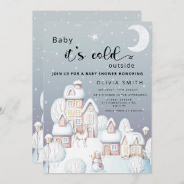 ベビー外の赤ちゃんシャワーが冷たい 招待状