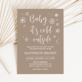 ベビー外の赤ちゃんシャワーが冷たい 招待状