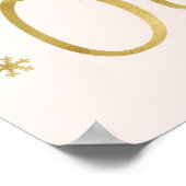 ベビー外の赤ちゃんシャワーの寒さ ポスター (角)