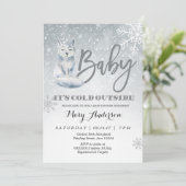 ベビー外の赤ちゃんシャワーの誘いは冷たい 招待状 (スタンド正面)