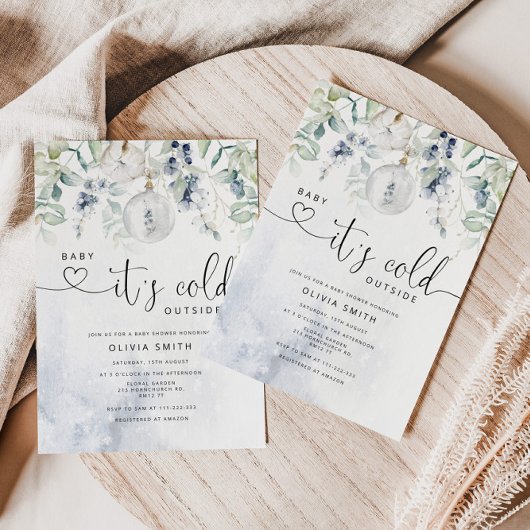 ベビー外の赤ちゃんシャワーの誘い 招待状