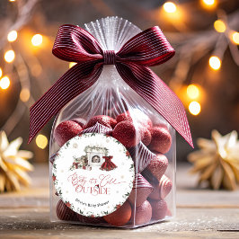 ベビー外の赤ちゃんシャワーモダンが冷たい ラウンドシール