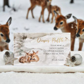 ベビー外は冷たいオムツラッフルベビーシャワー エンクロージャーカード