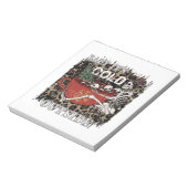 ベビー外は冷たいスケルトン・クリスマス ノートパッド (回転)