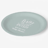 ベビー外は冷たいパーティー  ペーパープレート (アングル)