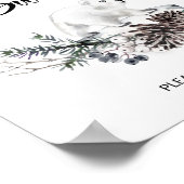 ベビー外は冷たいベビーは甘い ポスター (角)