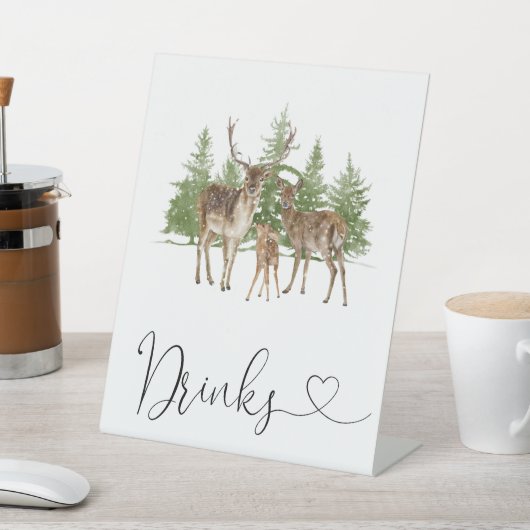 ベビー外は冷たいベビーシャワー飲料 台座サイン (インサイチュ)