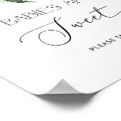 ベビー外は冷たい常緑ベビーは甘い ポスター (角)