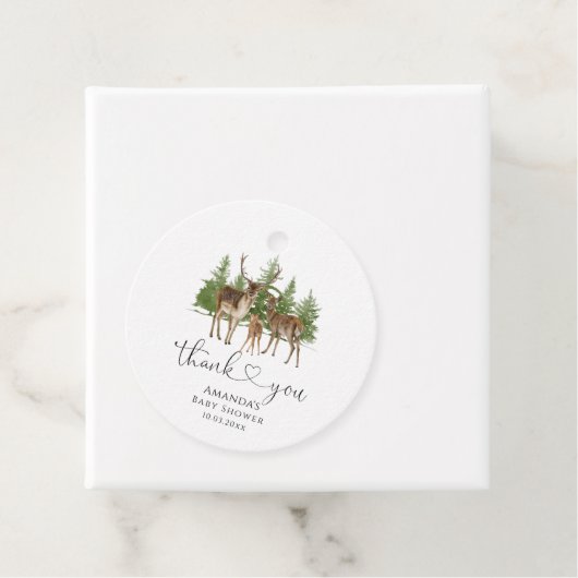 ベビー外は冷たい赤ちゃんシャワーありがとう フェイバータグ (インサイチュ)