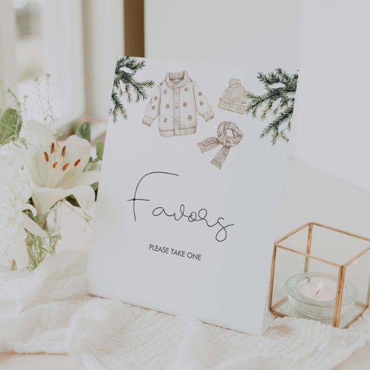 ベビー外は冷たい赤ちゃんシャワー好き 台座サイン