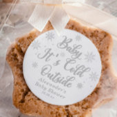 ベビー外は冷たい赤ちゃんシャワー ラウンドシール