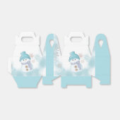 ベビー外は冷たい雪だるまベビーシャワー フェイバーボックス (折り畳みなし)