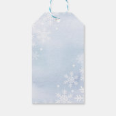 ベビー外は冷たい青い赤ちゃんシャワーが好き ギフトタグ (裏面)