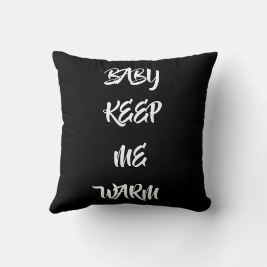 *ベビー外は冷たい*&*私は暖保かい*枕 クッション (裏面)