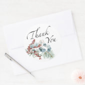 ベビー外は冷たく感謝していす ラウンドシール (封筒)