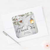 ベビー外は冷たく感謝していている スクエアシール (封筒)