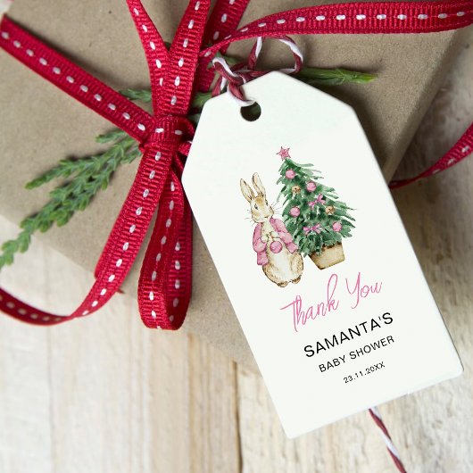 ベビー外は寒いありがとう ギフトタグ