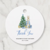 ベビー外は寒いありがとう フェイバータグ (正面)