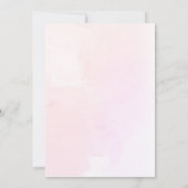 ベビー外は寒いかわいい冬の赤ちゃんシャワー 招待状 (裏面)