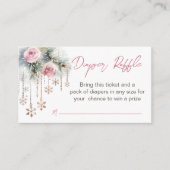 ベビー外は寒いパステルおむつラッフル エンクロージャーカード (正面)