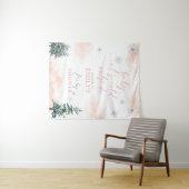 ベビー外は寒いベイビーシャワー背景 タペストリー (インサイチュ(横))