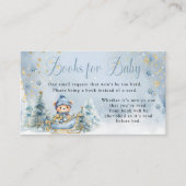 ベビー外は寒い冬のクマの本ベビー エンクロージャーカード (正面)