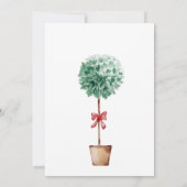 ベビー外は寒い冬のベビーパステル 招待状 (裏面)