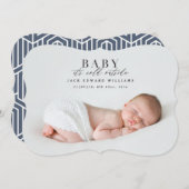 ベビー外は寒い初めてのクリスマス シーズンカード (正面/裏面)