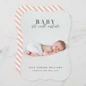 ベビー外は寒い初めてのクリスマス シーズンカード (正面/裏面)