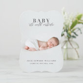 ベビー外は寒い初めてのクリスマス シーズンカード (スタンド正面)