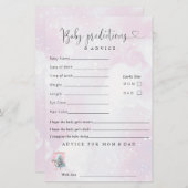 ベビー外は寒い女の子の冬の赤ちゃんシャワー (正面/裏面)