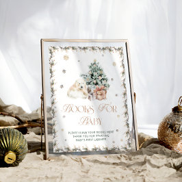 ベビー外は寒い極熊の本ベビー ポスター