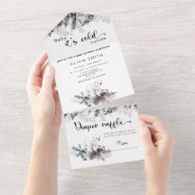 ベビー外は寒い1つの招待状