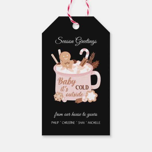 ベビー外は寒い ギフトタグ (裏面)