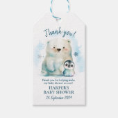 ベビー外は寒い ギフトタグ (正面)