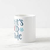 ベビー外は寒い コーヒーマグカップ (中央)