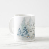 ベビー外は寒い コーヒーマグカップ (正面左)