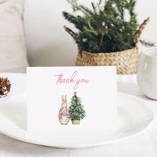 ベビー外は寒い サンキューカード