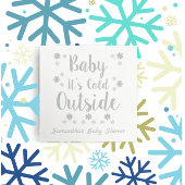 ベビー外は寒い スタンダードカクテルナプキン