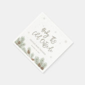 ベビー外は寒い スタンダードカクテルナプキン (角)