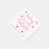 ベビー外は寒い スタンダードカクテルナプキン (角)