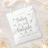 ベビー外は寒い フェイバーバッグ (クリップ留めされた状態)