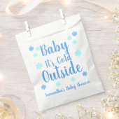 ベビー外は寒い フェイバーバッグ (クリップ留めされた状態)