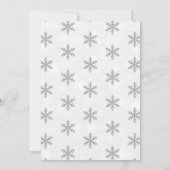 ベビー外は寒い |フェスティバルパーティー 招待状 (裏面)