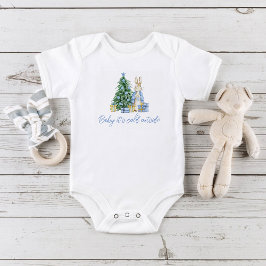 ベビー外は寒い ベビーボディスーツ