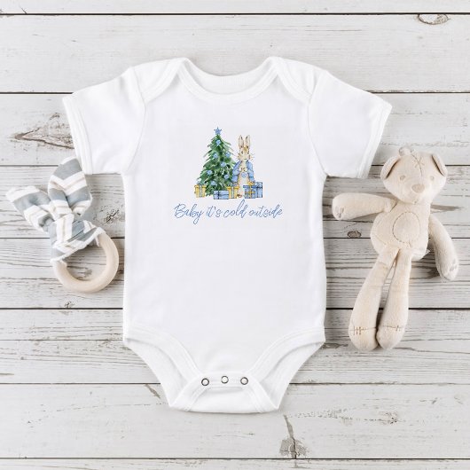 ベビー外は寒い ベビーボディスーツ