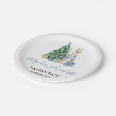 ベビー外は寒い ペーパープレート (アングル)