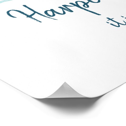 ベビー外は寒い ポスター (角)